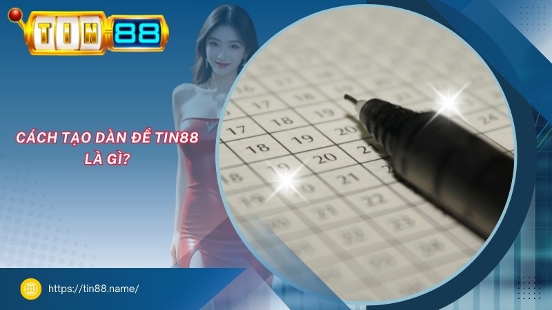 Cách tạo dàn đề TIN88 là gì? Cách tạo dàn đề TIN88 là gì?